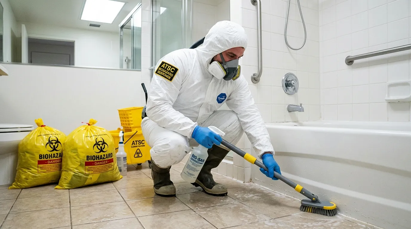 Decontamination equipment deployed for Blood Cleanup in Carmichael